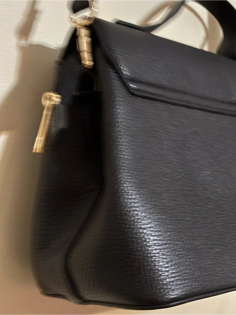 Black Bow Accent Crossbody Bag - Women